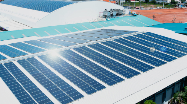 Rooftop solar panels installed by Big Easy Solar